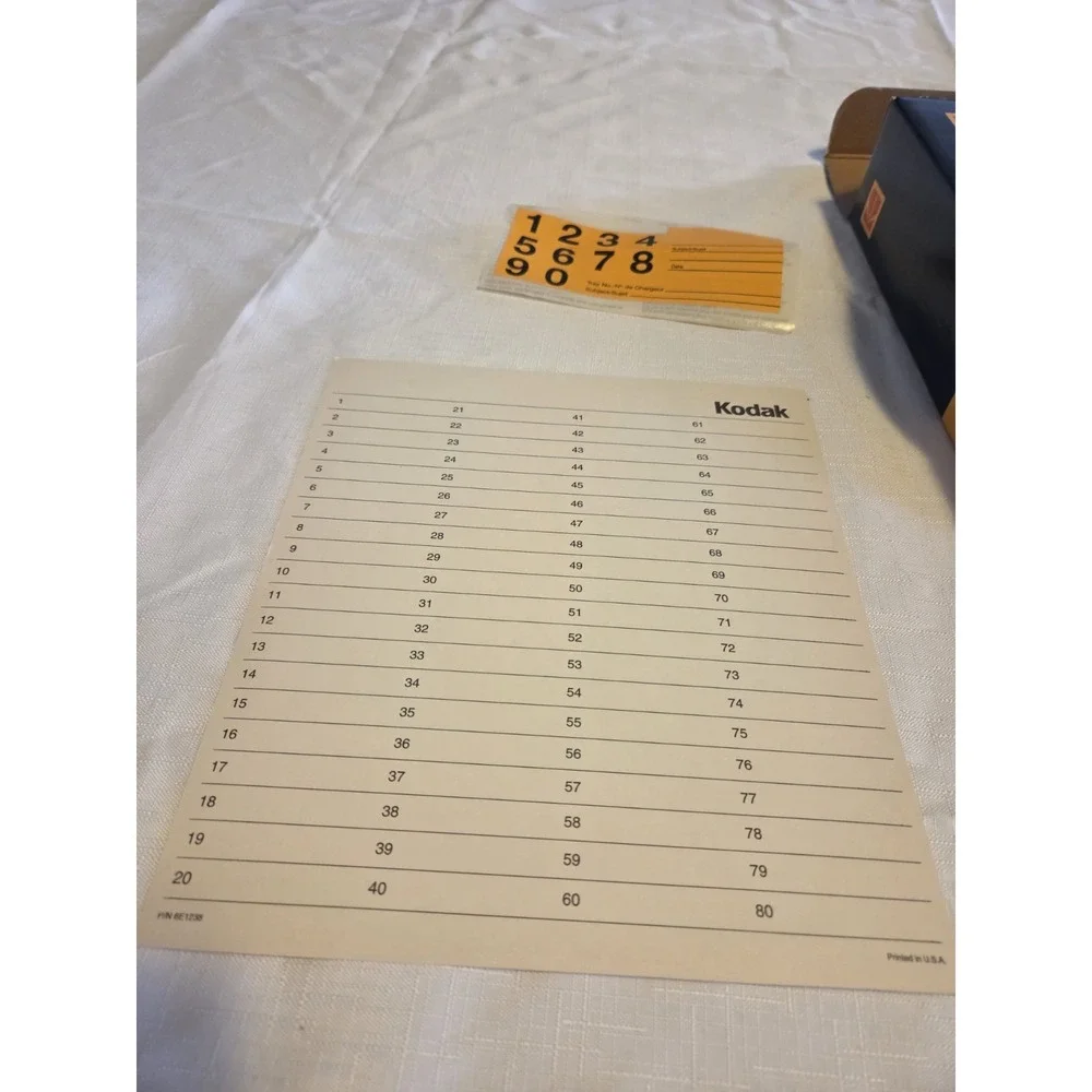 Vintage Kodak Carousel Transvue 80 Slide Tray Chargeur Original Box